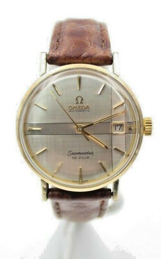 Vintage Omega Automatic Seamaster De Ville Date Window 34mm Men Wrist Watch - 5079