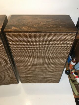 Vintage Jensen TF - 4A Slender - Shelf 4 - Way 5 - Speaker System Floor Bookshelf (Pair) 3