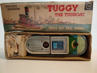 Vintage Tuggy The Tugboat Battery Operated