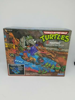 Vintage 1989 Playmates Teenage Mutant Ninja Turtles Tmnt Footski Rare
