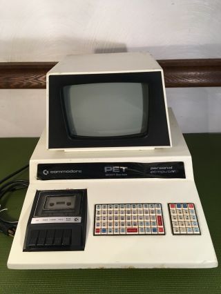 Vintage Commodore Pet 2001 With Chiclet Keyboard