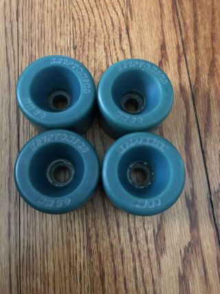 Vintage Kryptonics Skateboard Wheels Nos 65mm Blue 2nd Gen 70’s