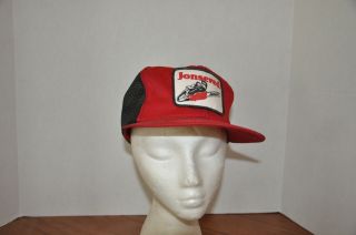 Vtg Jonsered Chainsaws K - Products Snapback Hat Trucker Cap Ag Patch Mesh USA 5