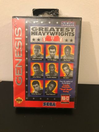 Sega Genesis Greatest Heavyweights 1993 Vintage Game
