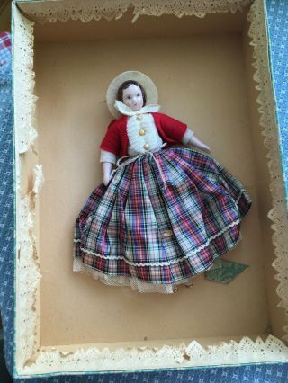 Ruth Gibbs10 " Doll W/o Fur Wig