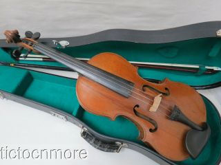 Vintage Antonius Stradivarius Cremonenfis Faciebat Anno 1721? W/ Bow & Case