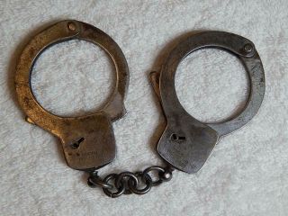 Antique Vintage Japanese Handcuffs Machu