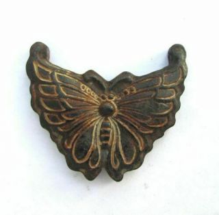3.  0 " Hongshan Culture Hand - Carved Butterfly Carving Meteorite Pendant