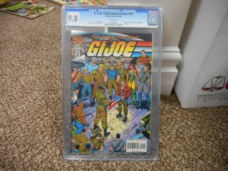 Gi Joe A Real American Hero 155 Cgc 9.  8 Last Issue Rare White P Marvel 1994