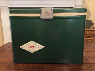 Vintage 1950 Coleman Cooler Looks Diamond Logo Rare Vw Rat Rod Antique