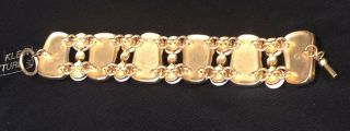 VINTAGE ANNE KLEIN COUTURE FAUX PEARL JELLY CABOCHON BRACELET 4