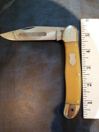 German Made,  Vintage Knife,  5.  5 Inches Closed.  Gd Cond Carl Schlieper Missing Pin
