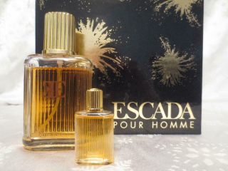 Escada Pour Homme Vintage Eau De Toilette Cologne Spray 2.  5 Oz & Eau De Parfum