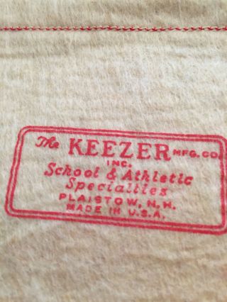 Vintage 1940 ' s 1950 ' s Boston Red Sox Felt Pennant Baseball Keezer MFG CO. 7