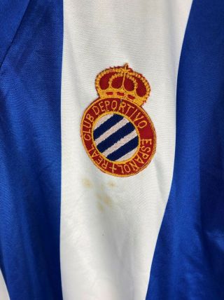 Vintage 1984 - 89 Espanyol Home Shirt  M 3