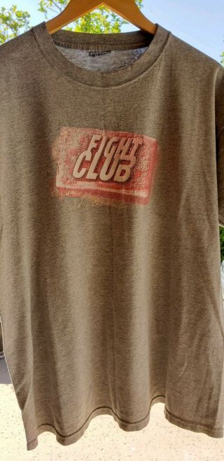 Vintage Fight Club Shirt Brad Pitt Edward Norton