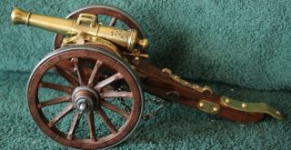 . Black Powder Cannon,  Civil War Napoleon Canon,  Brass Barrel Cannon.