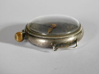 ANTIQUE WW1 GREAT WAR SOLID SILVER TRENCH WATCH - MILITARY WATCH 5