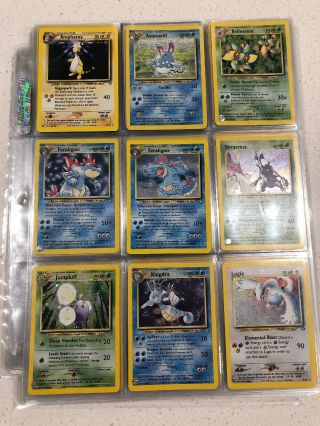 Pokemon Card Neo Genesis Complete Set 111/111 Near Rare Wotc Holo