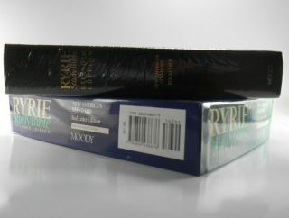 The Ryrie Study Bible NASB 1995,  Burg Bonded Leather,  Revised,  Rare Cond. 2