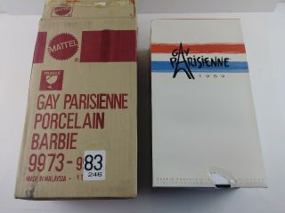 1991 Gay Parisienne Porcelain Barbie 9973 - With Shipper