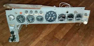 Vintage 1960s Wag - Aero & Arrow Piper J3c - 65 (?) Airplane Instrument Panel - Wow