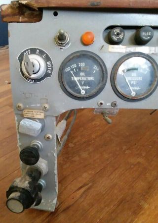 Vintage 1960s WAG - AERO & ARROW Piper J3C - 65 (?) Airplane Instrument Panel - WOW 2