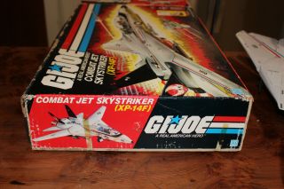 VINTAGE Hasbro GI JOE Combat Jet Skystriker XP - 14F 1983 10