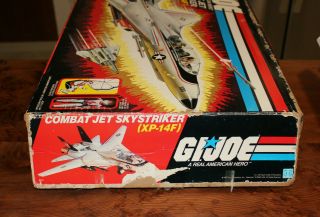 VINTAGE Hasbro GI JOE Combat Jet Skystriker XP - 14F 1983 11