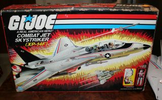VINTAGE Hasbro GI JOE Combat Jet Skystriker XP - 14F 1983 12