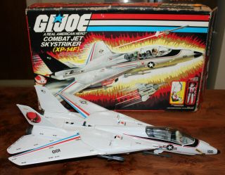 Vintage Hasbro Gi Joe Combat Jet Skystriker Xp - 14f 1983