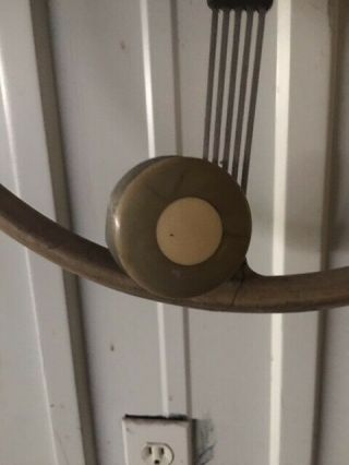 Vintage Banjo Steering Wheel With Knob,  Believed To Be Off A Lincoln