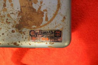 Vintage Embossed Optimus 111b Single Burner Camping Backpack Stove Sweden