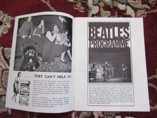 Beatles ULTRA RARE VINTAGE 1964 ZEALAND CONCERT PROGRAM 2