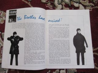 Beatles ULTRA RARE VINTAGE 1964 ZEALAND CONCERT PROGRAM 3