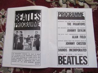 Beatles ULTRA RARE VINTAGE 1964 ZEALAND CONCERT PROGRAM 7