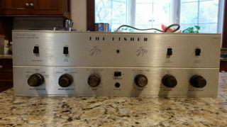 Two Vintage Fisher Model X - 100 - B Tube Amp And One Fm50b Tuner,  Extra Tubes