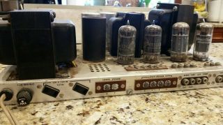 TWO Vintage Fisher Model X - 100 - B Tube Amp and ONE FM50B tuner,  extra tubes 3