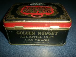 2 Vintage Golden Nugget Gambling Hall Playing Cards in Tin 4