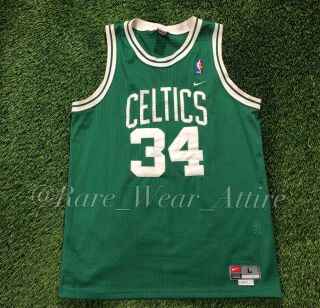Nba Jersey Boston Celtics Paul Pierce Nike Sz L Vtg Irving