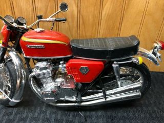 Vintage Built 1970 ' s Honda CB750 Four Big Scale Motorcycle 1/6 10 