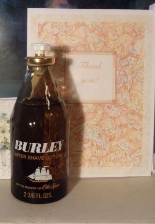 Vintage Old Spice Burley After Shave Shulton No Box 2 3/8fl.  Oz. ,
