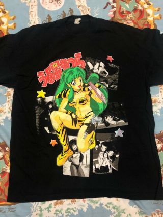 Lum Black Urusei Yatsura Xl T Shirt Anime Japan Vintage Rumiko Takahashi