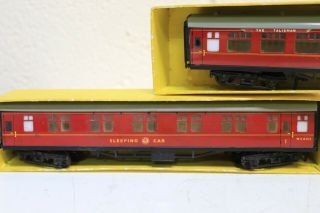 Vintage 1959 - 65 Hornby Dublo Golden Fleece Train Engine With Talisman Cars - 226 5