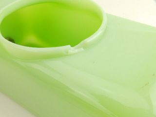 Vintage Sneath Jadite Jadeite Green Glass Water Dispenser/Cooler Lid and Spout 5