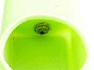 Vintage Sneath Jadite Jadeite Green Glass Water Dispenser/Cooler Lid and Spout 7