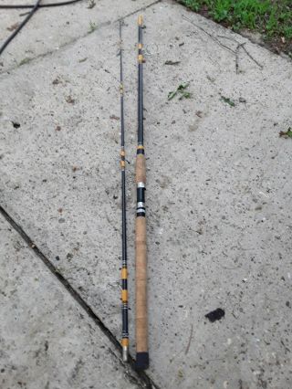Surf Rod,  Vintage 10ft Black & Yellow Southbend Surf Rod,  Vintage Rods,  South Bend