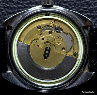 Rare Vintage Tissot Navigator Pepsi Diver Watch Reference 44940 Movement 2481 6