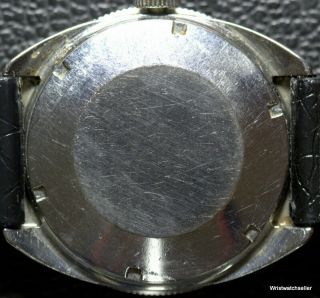 Rare Vintage Tissot Navigator Pepsi Diver Watch Reference 44940 Movement 2481 9