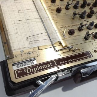 LAFAYETTE The DIPLOMAT 1 Polygraph Lie Detector Machine - Vintage 1980 ' s 2